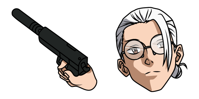 Sakamoto Days Taro Sakamoto & Silencer Pistol Cursor