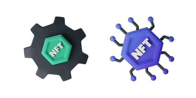 NFT Network 3D Cursor
