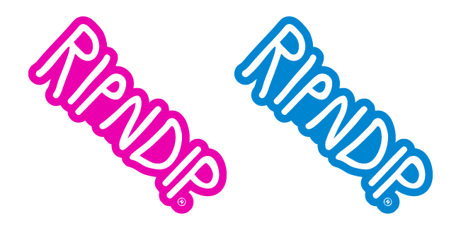 RIPNDIP Pink & Blue Cursor
