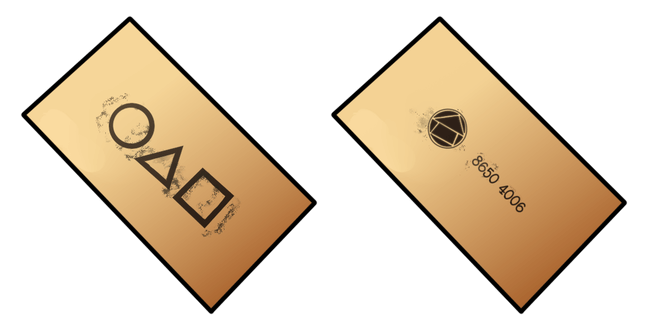 Squid Game Business Card Cursor
