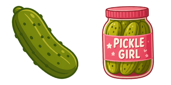 Aesthetic Preppy Pickles Cursor