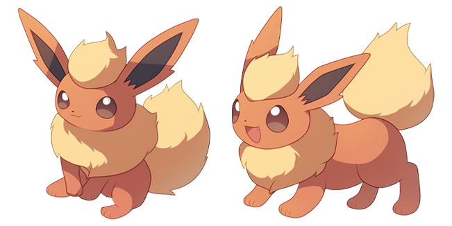 Pokemon Cute Flareon Cursor