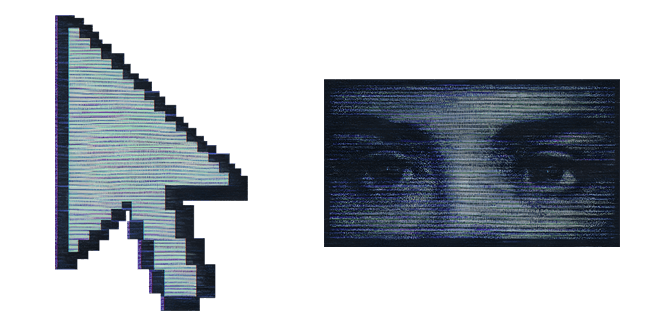 VHS Arrow & Eyes Cursor