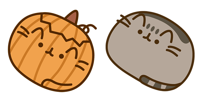 Pusheen the Pumpkin Cursor