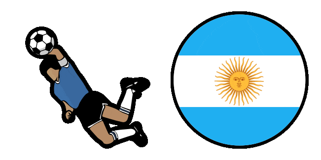 Diego Maradona Hand Goal Animated Cursor