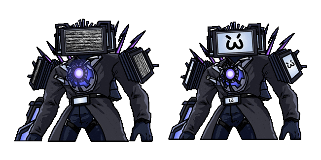 Skibidi Toilet Titan TV Man Animated Cursor