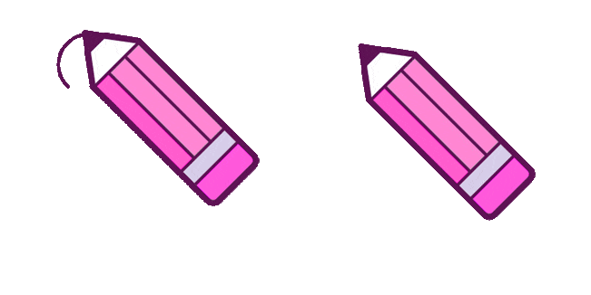 Pink Pencil Animated Cursor