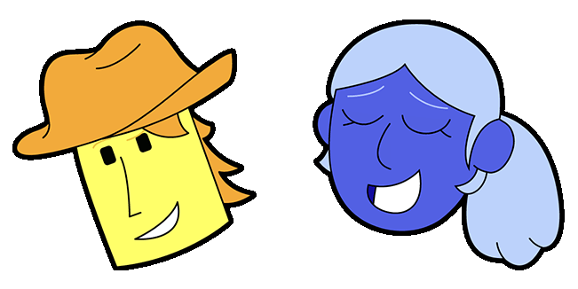Deltarune Blue & Yellow Animated Cursor
