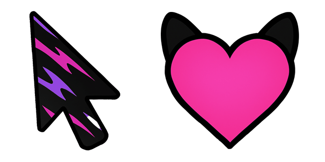 E-girl Arrow & Heart Cursor