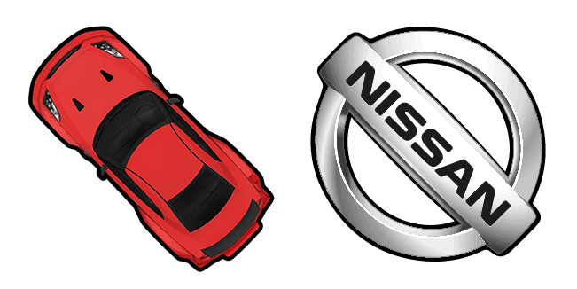 Red Nissan GT-R Cursor