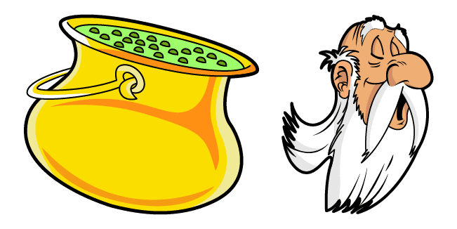 Asterix and Obelix Getafix & Potion Cauldron Cursor