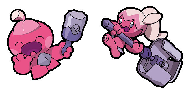 Pokemon Horizons Tinkatink & Tinkatuff Animated Cursor