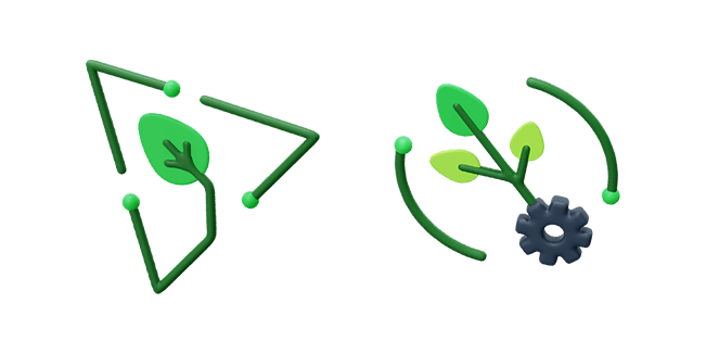 Recycle & Eco-Cycle 3D Cursor