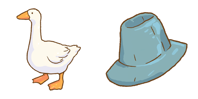 Goose & Blue Bucket Hat Cursor