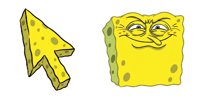 SpongeBob SquarePants Evil Face Cursor