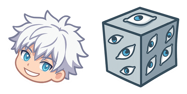 Jujutsu Kaisen Chibi Satoru Gojo Prison Realm Cube Cursor