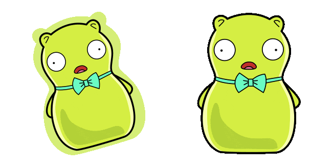 Bob's Burgers Kuchi Kopi Animated Cursor