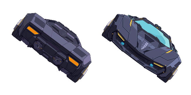 Unique Cyberpunk Car Animated Cursor