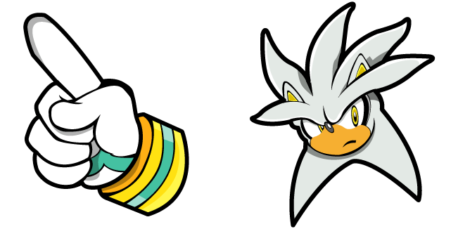 Sonic Silver the Hedgehog Cursor