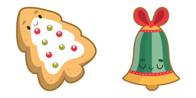 Christmas Cute Cookie & Bell Cursor
