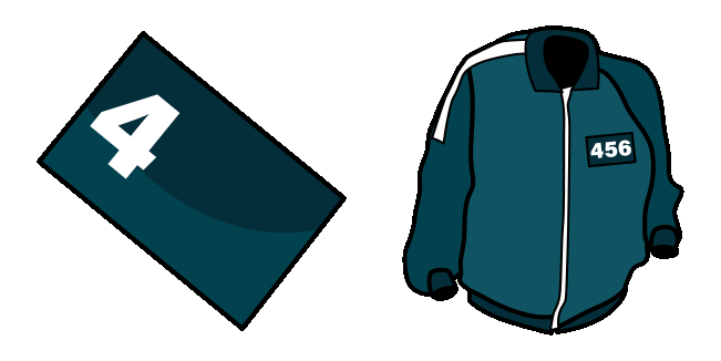 Squid Game Jacket Player 456 Animated Cursor