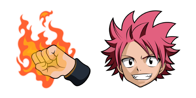 Fairy Tail Natsu Dragneel & Fire Fist Cursor