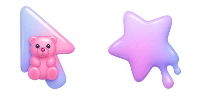 Morute Aesthetics Teddy & Star Cursor