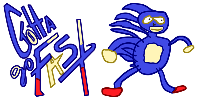 Gotta Go Fast Sanic Meme Cursor