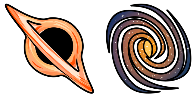 Black Hole & Galaxy Cursor