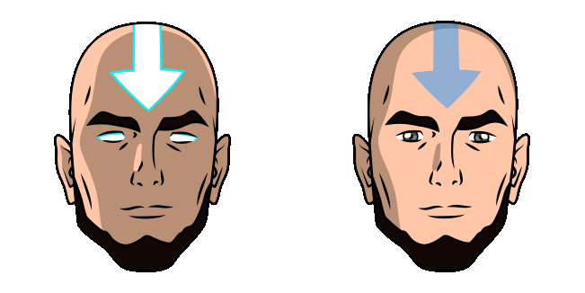 Avatar Adult Aang Avatar Animated Cursor