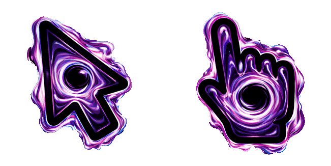 Purple Swirl Energy Animated Cursor