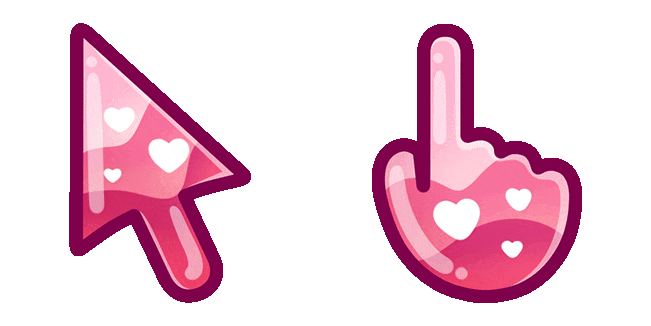 Romantic Wave Texture Animated Cursor