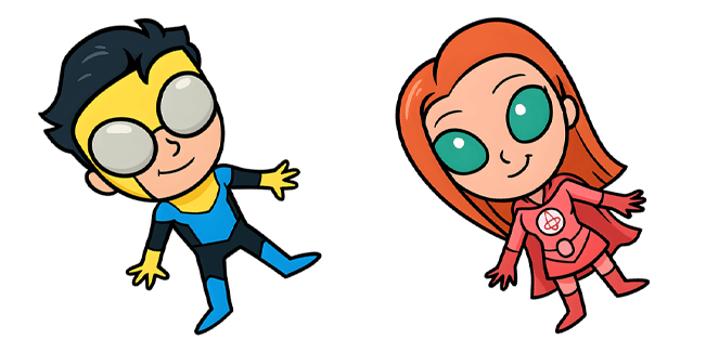Kawaii Invincible Mark & Atom Eve Cursor