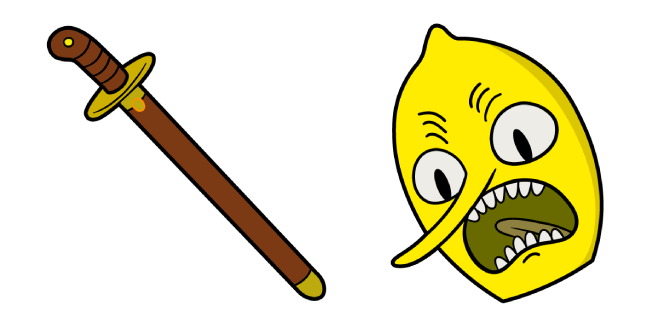 Adventure Time Earl of Lemongrab & Sound Sword Cursor