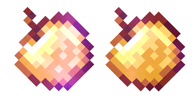 Minecraft Enchanted Golden Apple Animated Cursor
