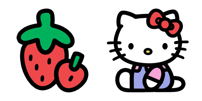 Sanrio Hello Kitty & Strawberry Cursor