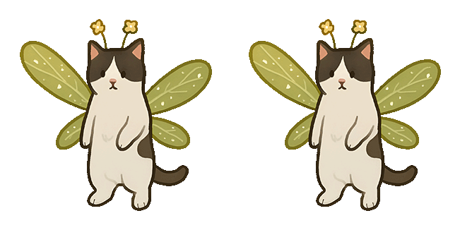 Fairycore Aesthetic Fairycat Animated Cursor