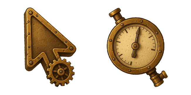 Steampunk Clockwork Cursor