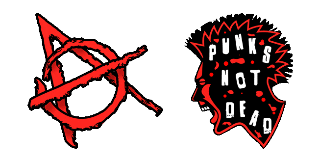 Punk's Not Dead Animated Cursor
