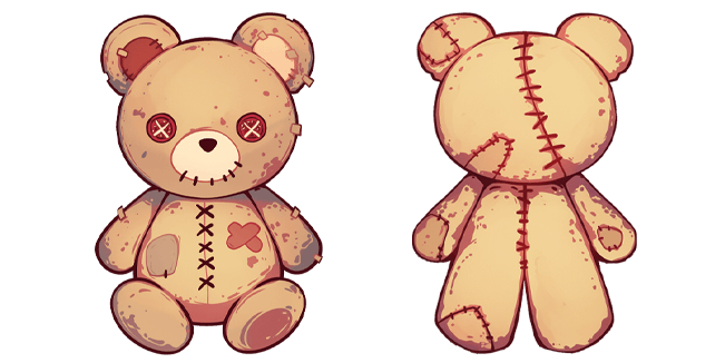 Spooky Teddy Bear Cursor