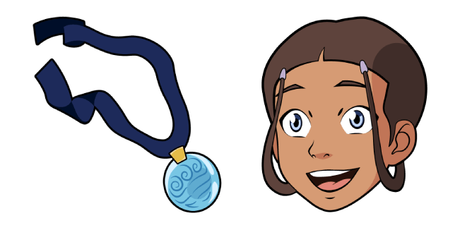 Avatar The Last Airbender Katara & Necklace Cursor