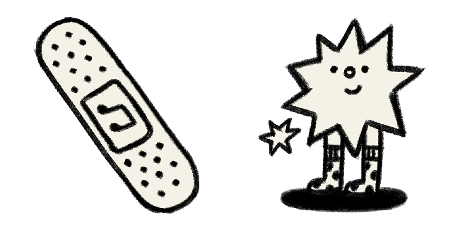 Star Patch Duo Pencil Draw Cursor
