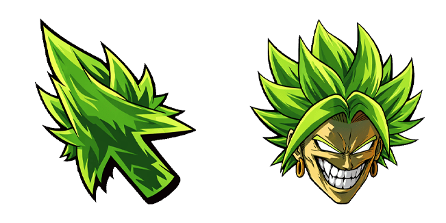 Dragon Ball Super Broly & Green Hair Arrow Cursor