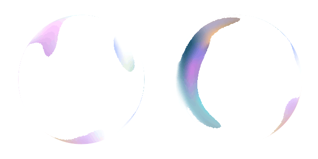 Floating Soap Bubble Animated Cursor