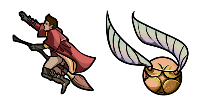 Harry Potter Seeker & Golden Snitch Cursor