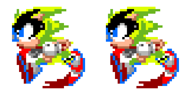 Sonic the Hedgehog Ashura Pixel Animated Cursor