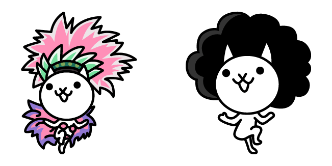 The Battle Cats Samba & Boogie Cat Cursor