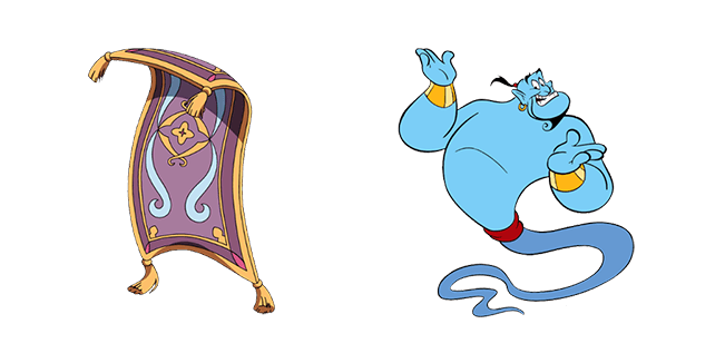 Aladdin Magic Carpet & Genie Cursor