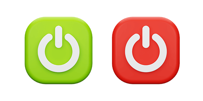 Power On & Power Off 3D Cursor