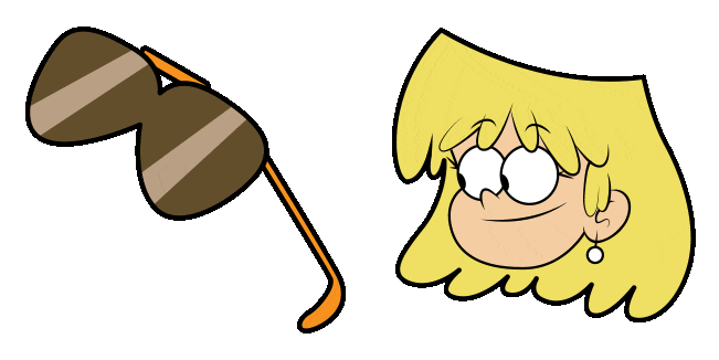 The Loud House Lori Loud & Glasses Animated Cursor